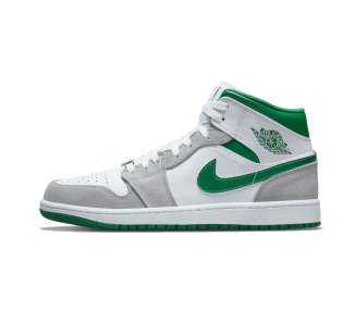 copncop Air Jordan 1 Mid Grey Green Face