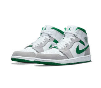 copncop Air Jordan 1 Mid Grey Green Profil